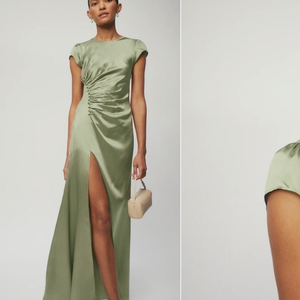 Reformation Birch Silk Dress - Picture 4 of 6